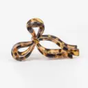 broche para pelo lazo animal print 