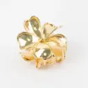 broche para pelo dorado flor