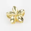 broche para pelo dorado flor grande