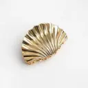 broche para pelo dorado caracola chica 