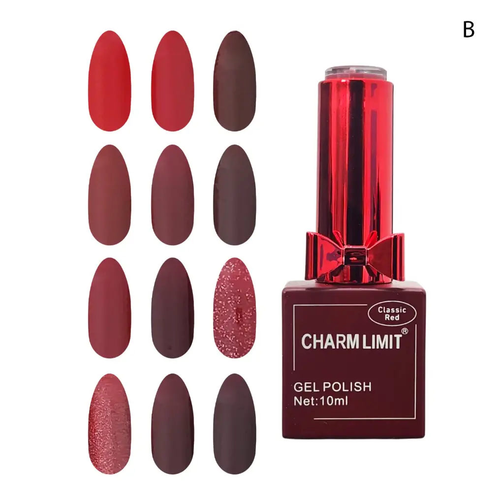 Esmalte charm limit tonos Rojo  ___Pack X12