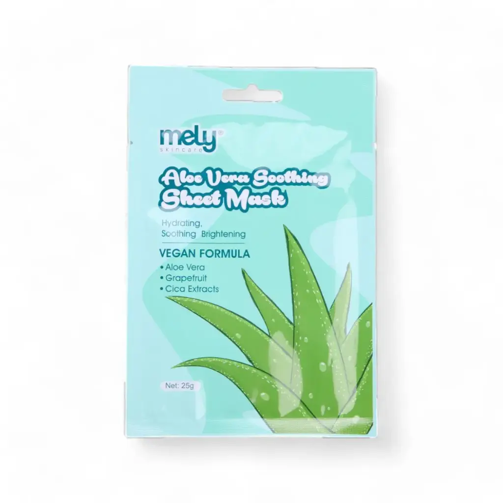 [PM-MY727392] Mascarillas Calmantes de Aloe Vera  25G MELY___PACK  X12PCS