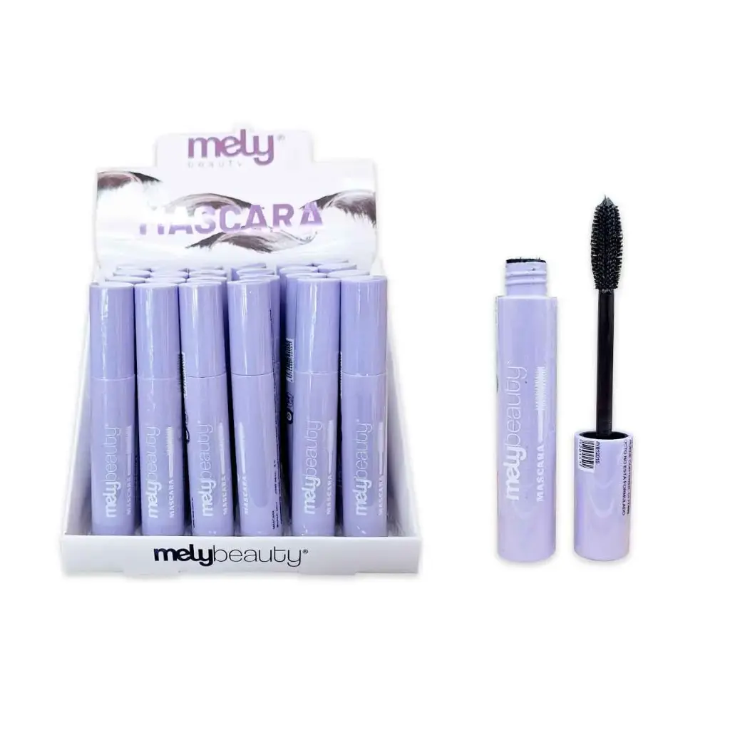 Mascara de pestañas envases lila MELY___CAJA X24   