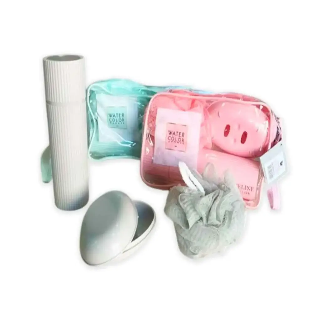 SET DE BAÑO PARA VIAJE 3 PIEZAS