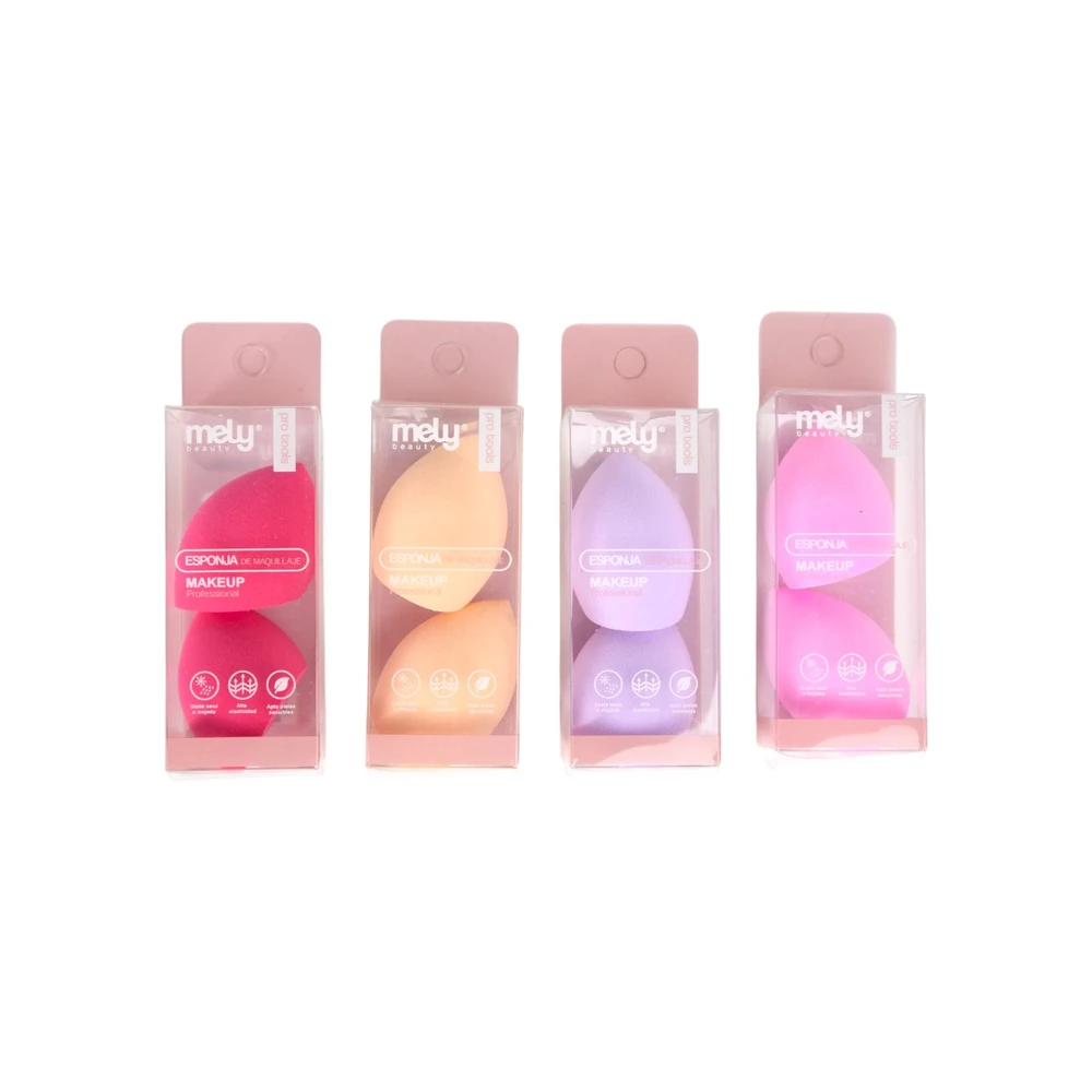  Set x2 Esponja de maquillaje MELY___PACK X12  