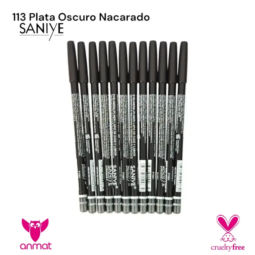 Lápiz delineador de/para ojos y labios SANIYE "colores serie C" ___PACK X12