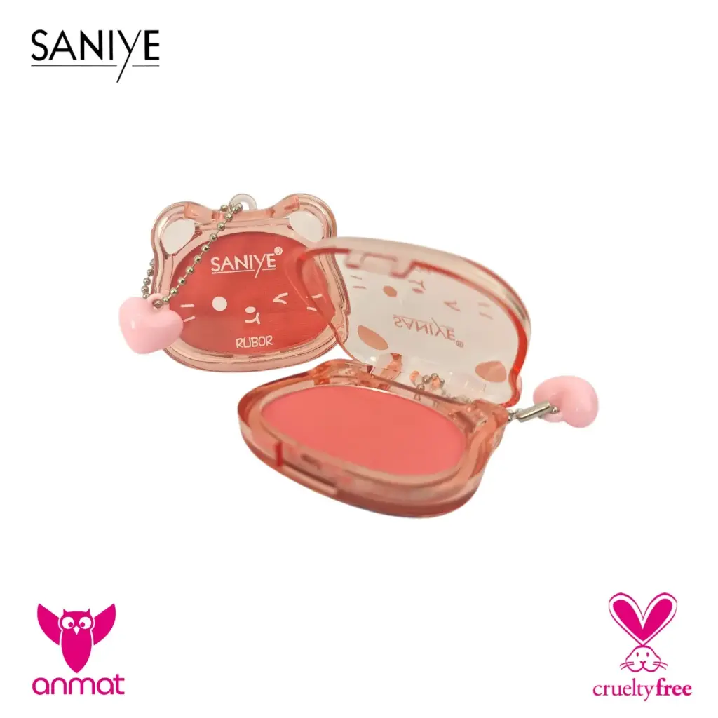 [SSY-EA013] Rubor Gatito con cadena SANIYE (Unidad)