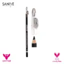 Lápiz delineador para cejas con sacapuntas SANIYE ___PACK X12