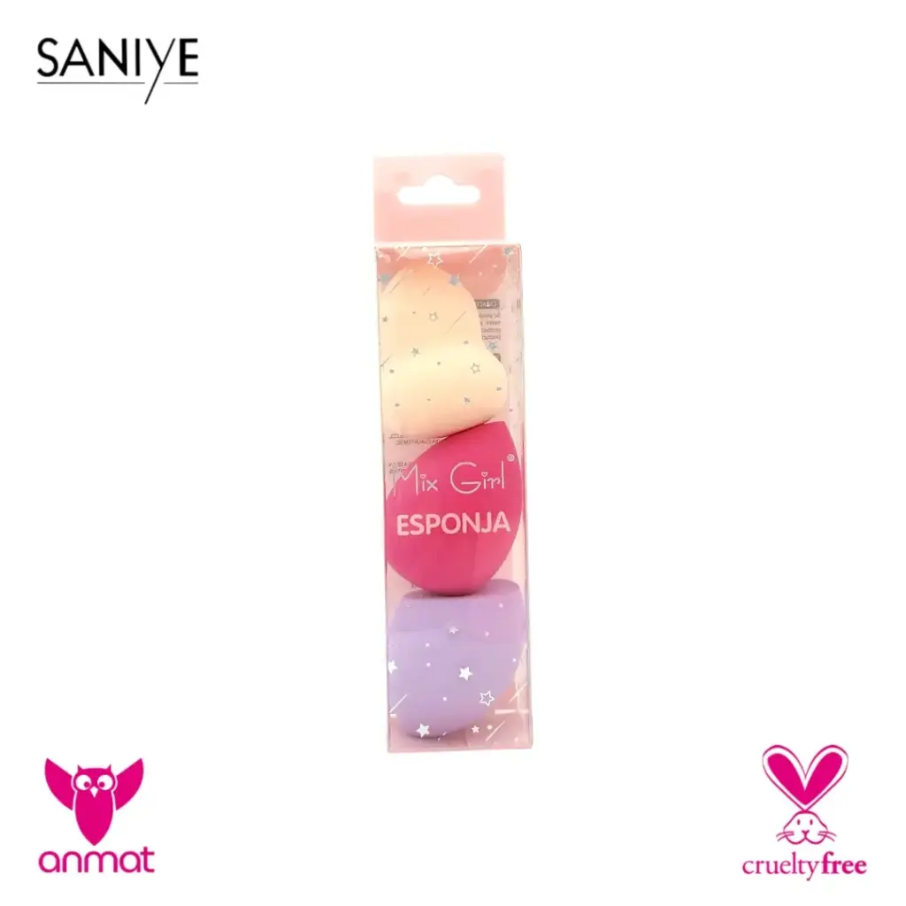 [SSY-Y78] set X3 esponjas Mix Girl SANIYE