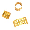 Set X12 anillos cuffs para trenzas