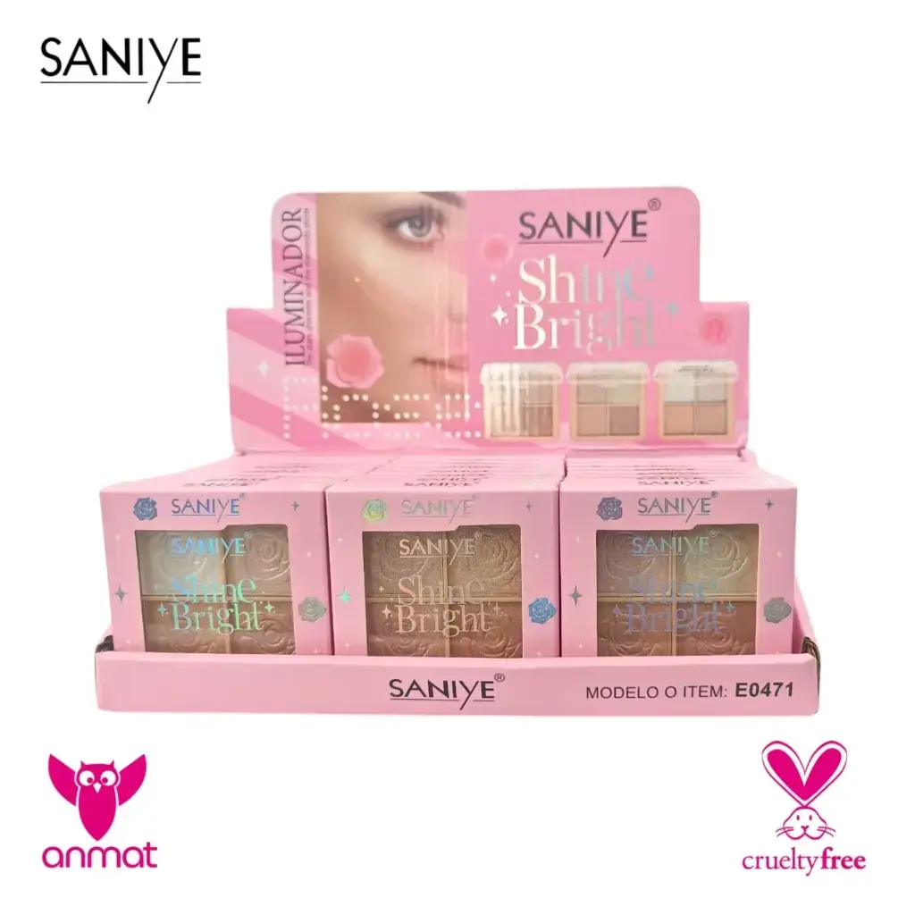 Iluminador en polvo Shine Bright SANIYE