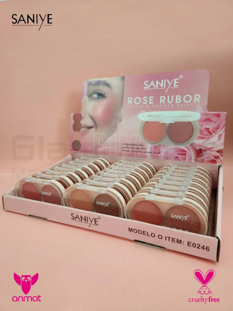paleta de rubores Rose SANIYE