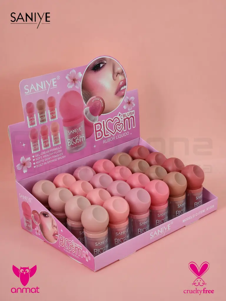 rubor líquido Bloom SANIYE
