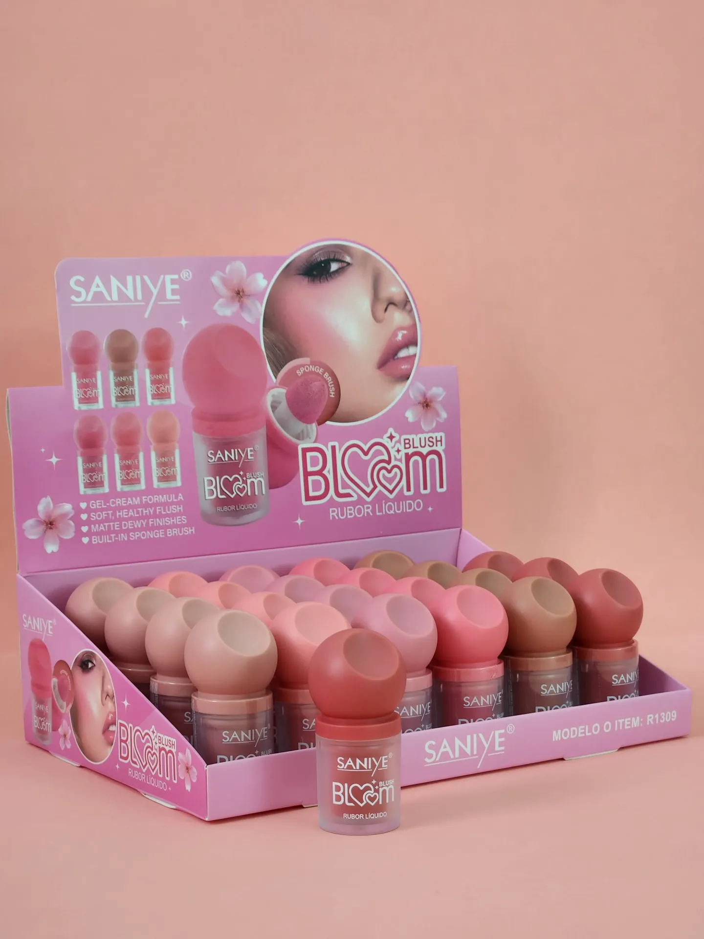 rubor líquido Bloom SANIYE