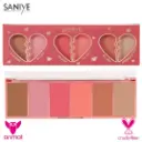 Paleta 3 en 1 iluminador + contorno + rubor SANIYE  