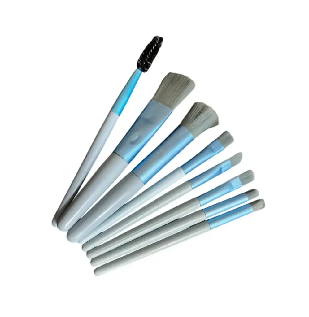 Set X7 Brochas mini metalizada 