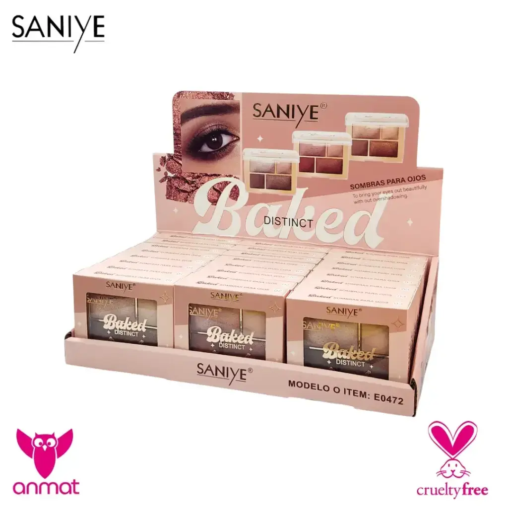 paleta de sombras Baked SANIYE