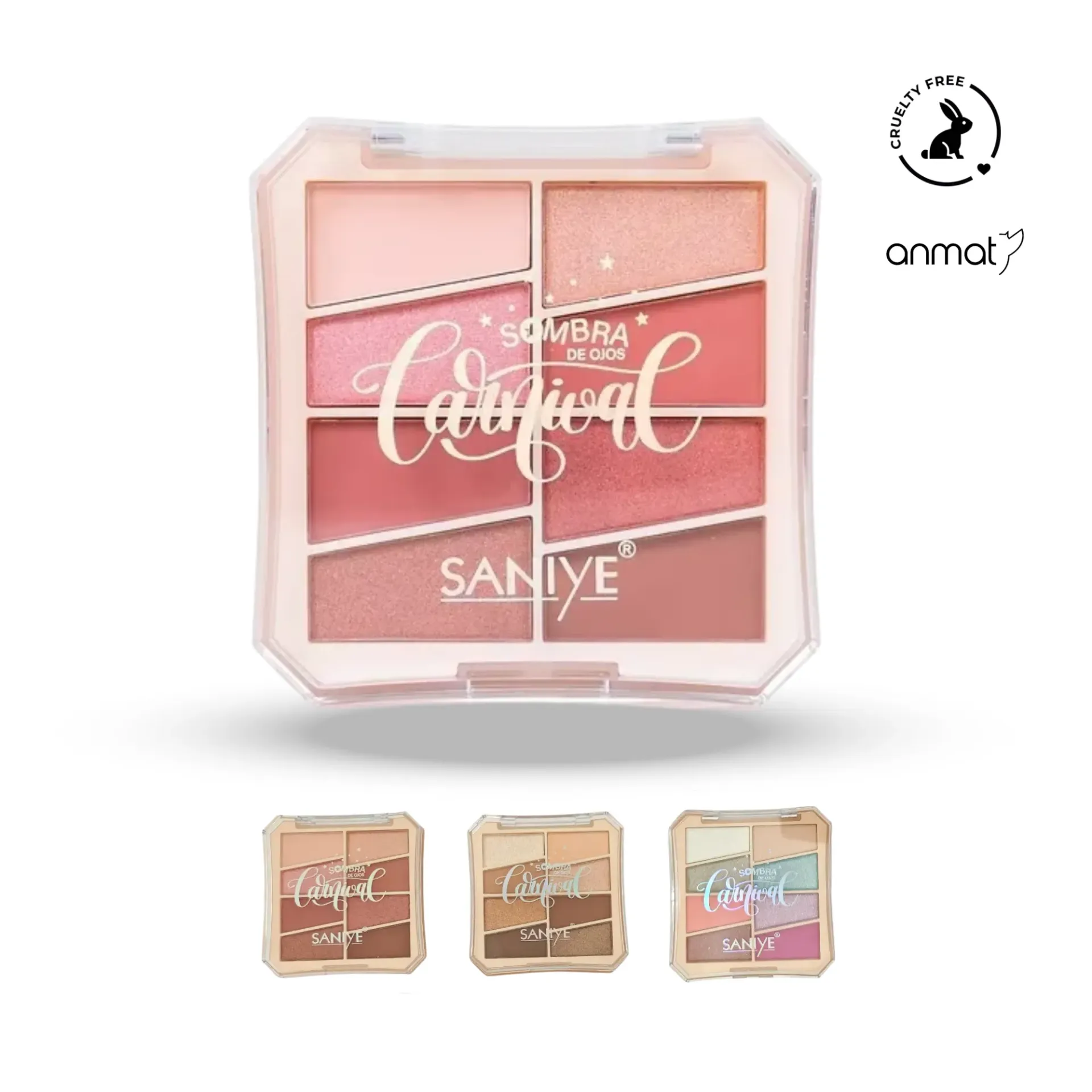 [SSY-E0840] paletas de sombras para ojos Carnival SANIYE (Unidad)