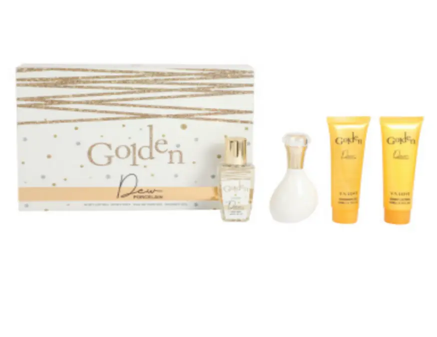 kit de perfumes + cremas Golden