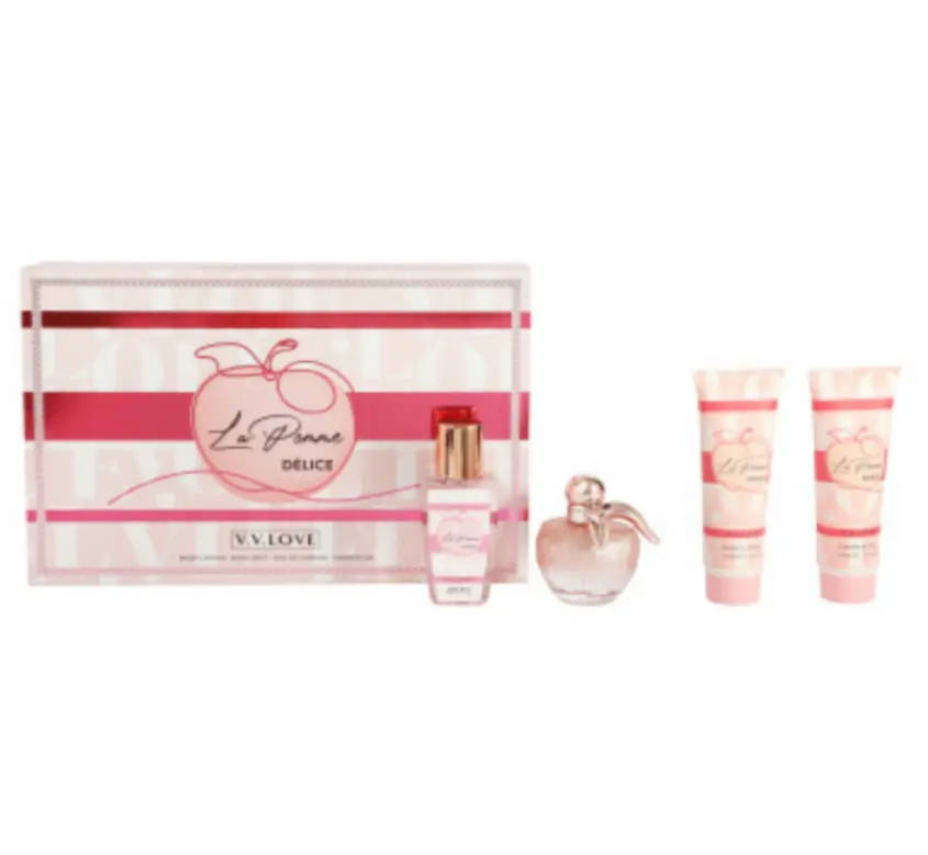 kit de perfumes + cremas Delice