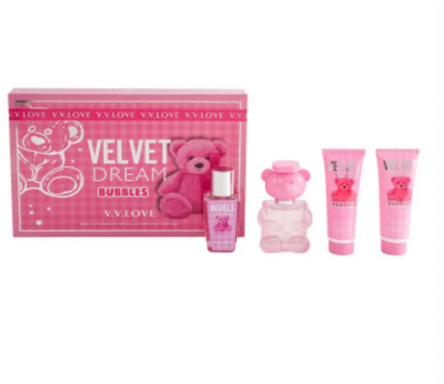 kit de perfumes + cremas Velvet Dream
