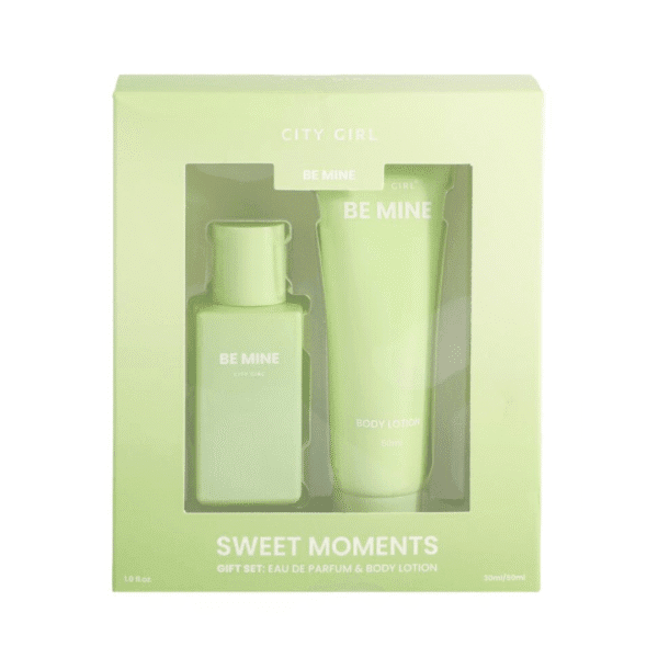 sweet moments be mine perfume + crema corporal city girl