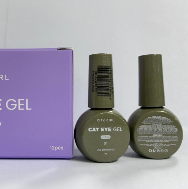 Caja X12 esmalte ojo de gato city girl 7ml