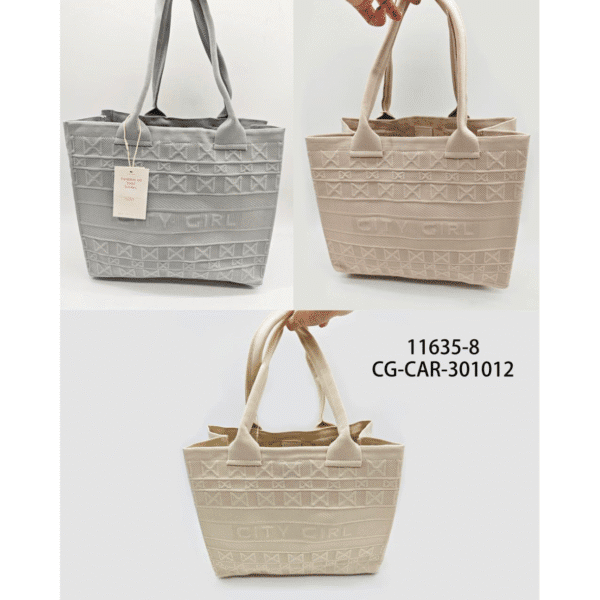 cartera de tela city girl