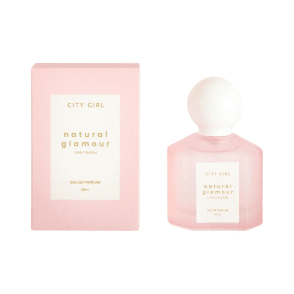 perfume natural glamour lovely bloom city girl – 50ml