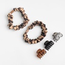 COLITA + BROCHES ANIMAL PRINT