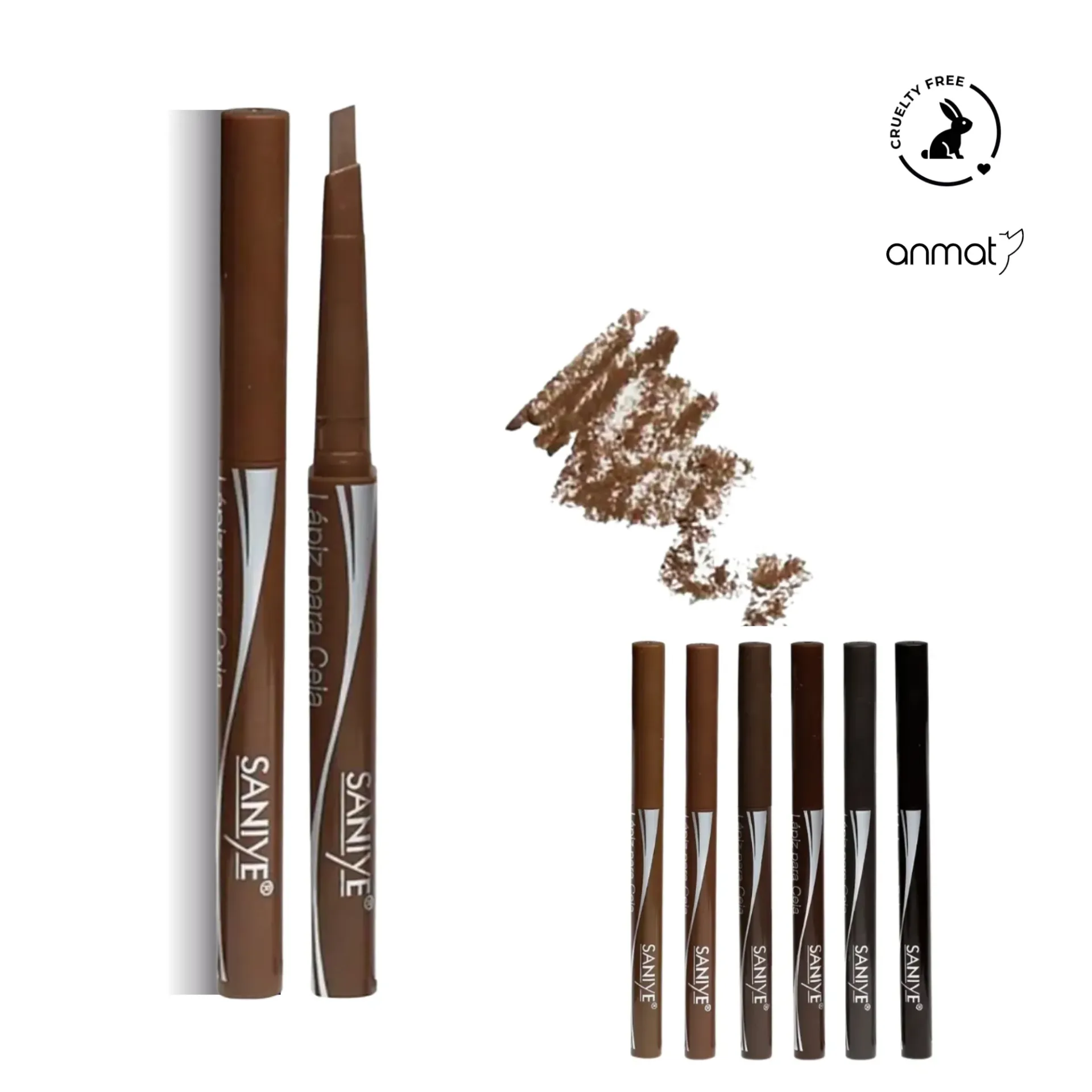 [SSY-M317] lápiz delineador retráctil para cejas Longlasting SANIYE (Unidad)