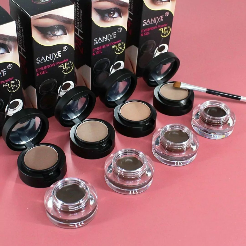 sombra para cejas y gel pomada SANIYE