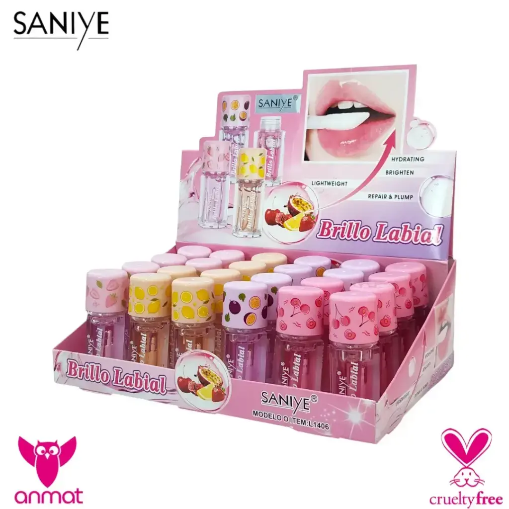 brillo labial frutas SANIYE