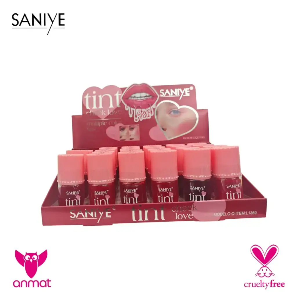 [SSY-L1360-C] tinta labiales Love SANIYE (Caja X24)