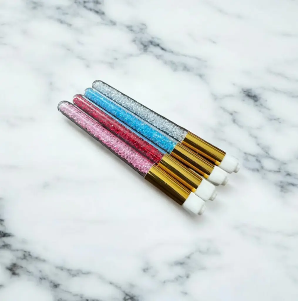 [PL-202659-X6] Brocha para pestañas glittes una puntas (Pack X6)