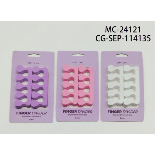 separador de dedos city girl – 2pcs