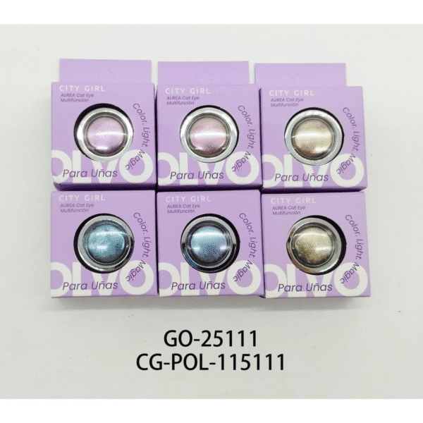 [PG-GO-25111] polvo aura cat eye para uñas 
