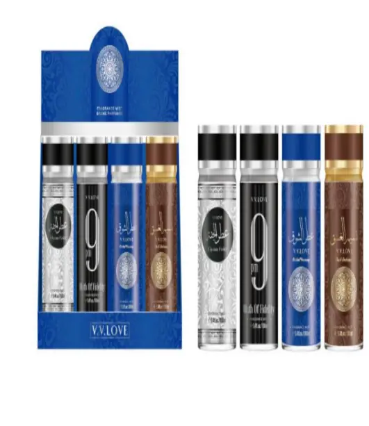 Set X4 perfume body splash cilíndro 100ml