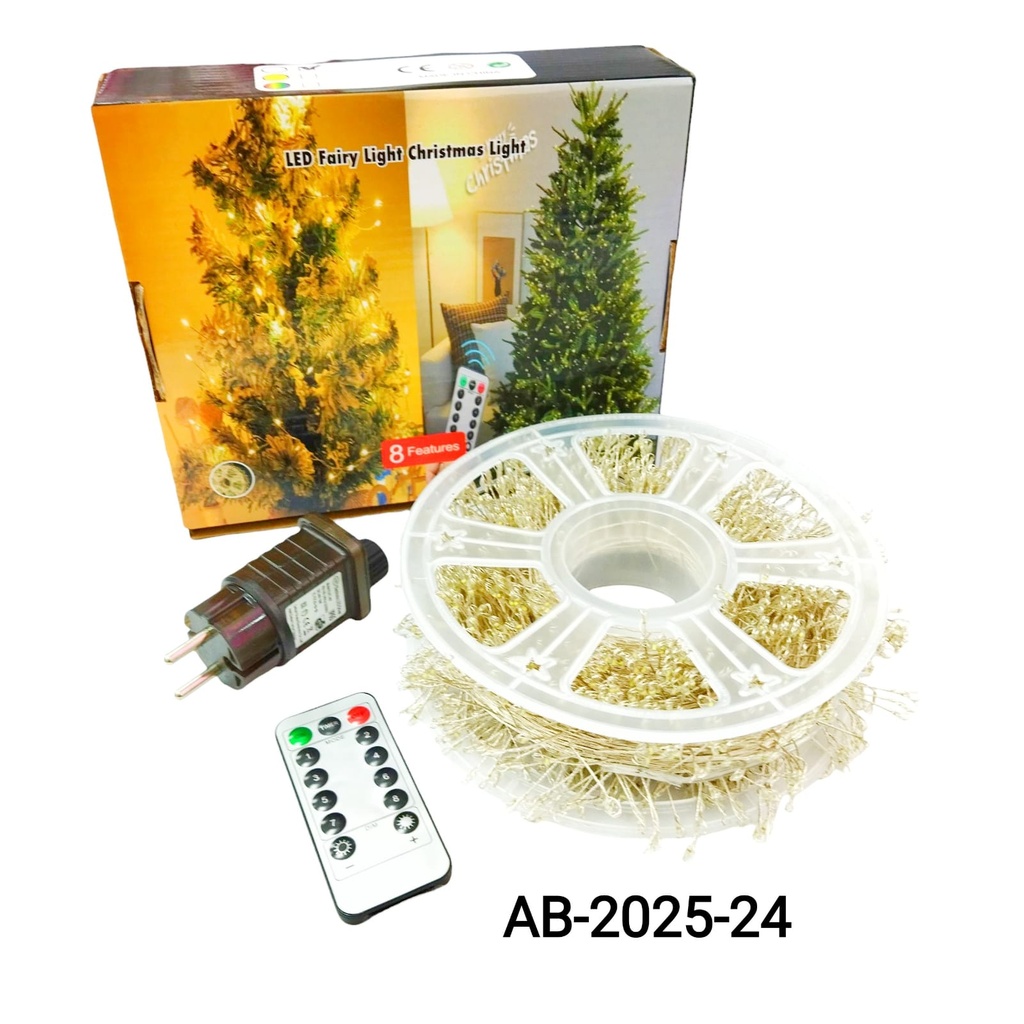 luces decorativas navidad x1u. colores surtidos calida/fria/ multicolor 50m.