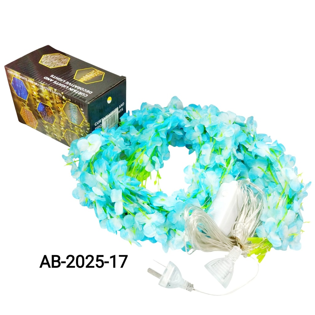 [PY-AB-2025-17 ] luces decorativas floral calida x1u.