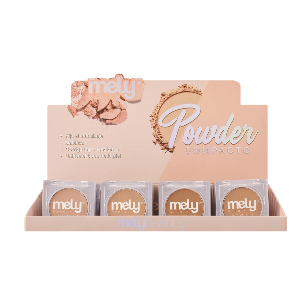 Polvo compacto pequeño MELY___CAJA X24 UND