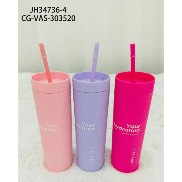 vaso de plastico your hidration companion con sorbete