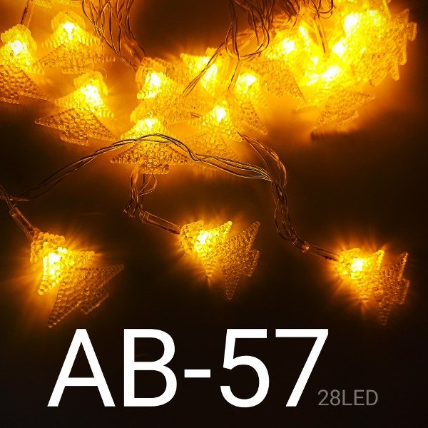 LUZ CALIDA ARBOLITOS 28LED 
