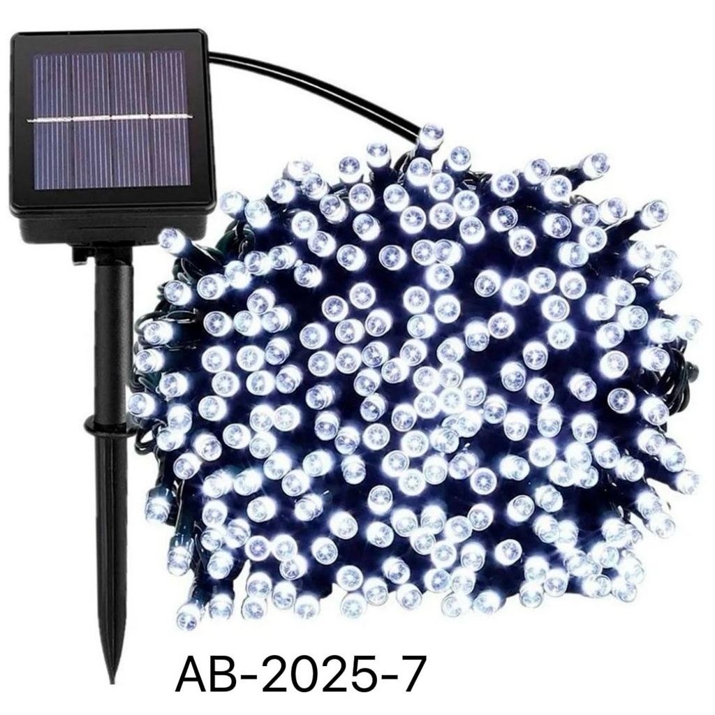 LUZ MULTICOLOR 200LED PANEL SOLAR 