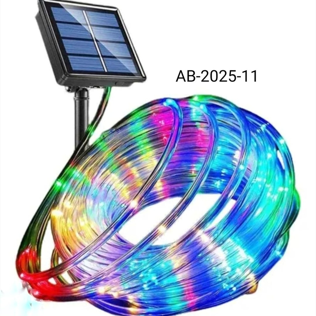 LUZ MULTICOLOR PANEL SOLAR