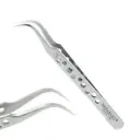 pinza curvada de metal para pestañas Nagaraku