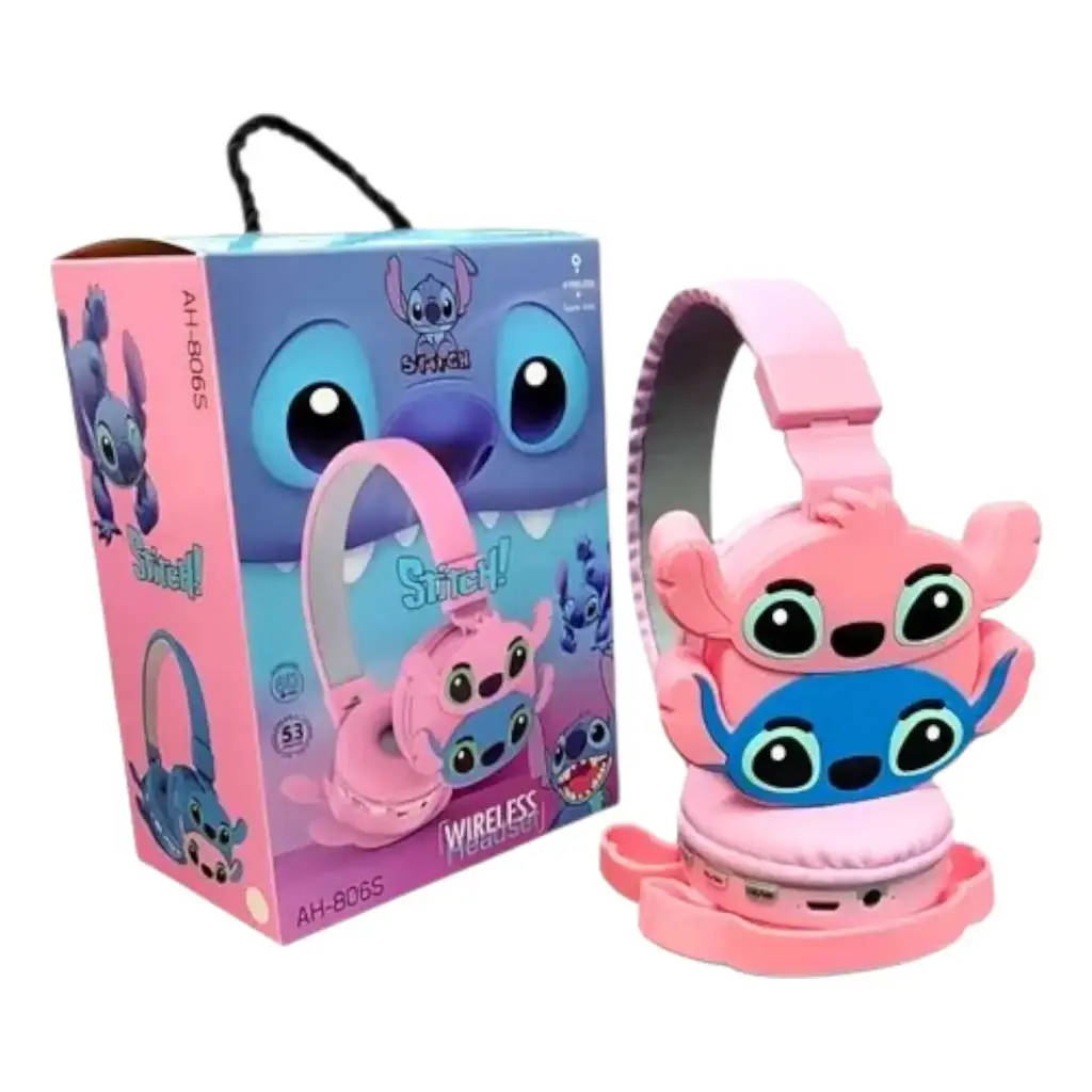 auriculares bluetooth vincha con personajes