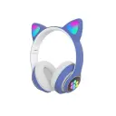 auriculares bluetooth gamer con orejitas y luces