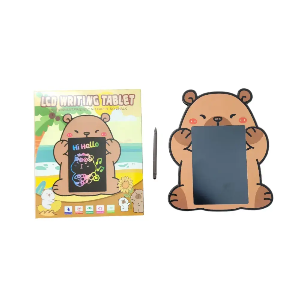 Pizarras magicas LCD multicolor 9" Capybara