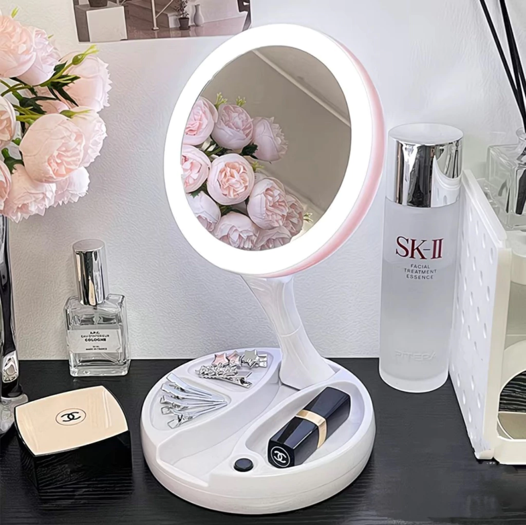 Espejo leds portatil con enchufe usb ONICA